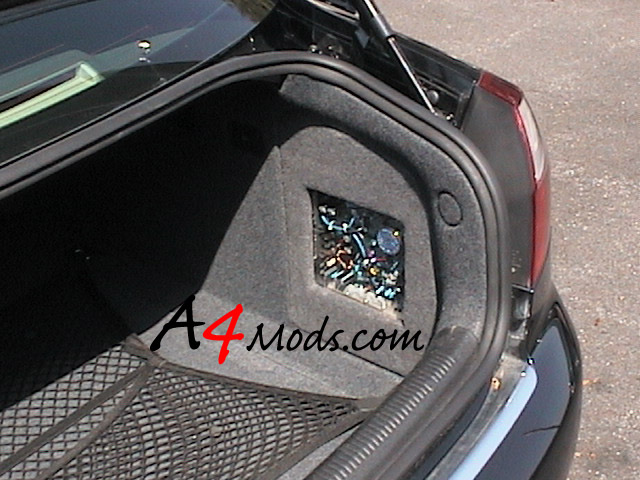 B6 Audi A4 - Custom Amp Rack