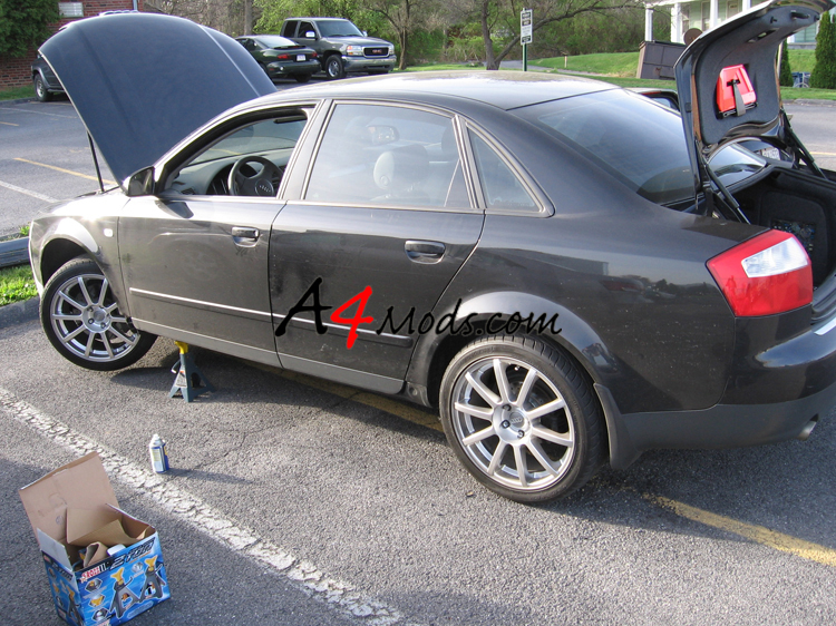 Audi A4 exhaust